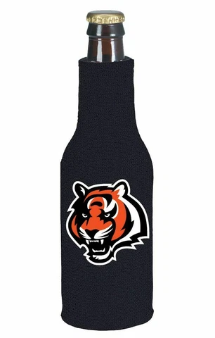 Cincinnati Bengals NEOPRENE BOTTLE HOLDER COOZIE KOOZIE COOLER WITH ZIPPER Cover
