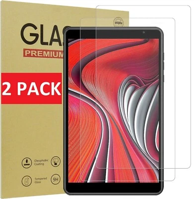 (Paquete de 2) Protector de Pantalla para Tabletas BLU M8L / M8L PLUS 9H Cubierta de Cristal Templado Foto 1 de 4