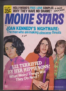 Movie Stars Magazine Joan Kennedy Liz Taylor May 1970 - Picture 1 of 1