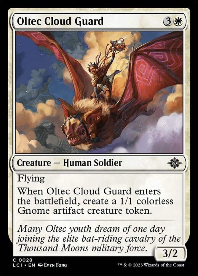 x4 Oltec Cloud Guard - Foil C MTG The Lost Caverns of Ixalan M/NM, English - Image 1 of 1