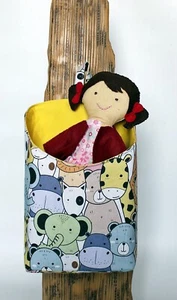 Kinder-Hänge-Utensilo, Aufhängen, Utensilo, Aufbewahrung, Ordnung, selbst genäht - Bild 1 von 6