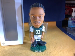R8-4 NFL NUCKLE HEAD BOBBLEHEAD - MUSGO SANTANA - JETS DE NUEVA CIUDAD - 8"" - EN CAJA ORIGINAL - Imagen 1 de 10