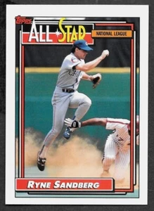 1992 Topps #387 Ryne Sandberg - All Star - NRMT - Picture 1 of 2