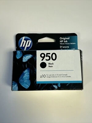 HP 950 Black Ink Cartridge CN049AN OEM NEW Sealed Box Feb 2023 - Image 1 of 4