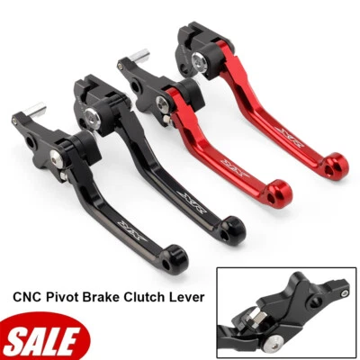 CNC Billet Aluminum Motocross Brake Clutch Lever Pair For HONDA XR650L 1993-2024 - Image 1 of 4