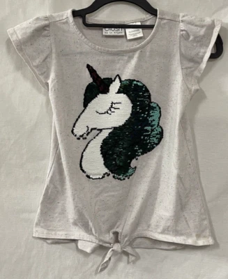 Camisa Top Unicornio Algodón Blush By Us Angels Niñas Jóvenes Talla 10/12 Foto 1 de 4