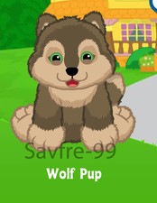 webkinz pine wolf