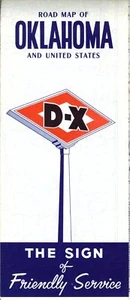 1956 D-X Road Map: Oklahoma NOS - Picture 1 of 1