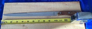 Vintage RS Stainless Steel Japan Slicing Knife 10.25 inch blade - Pre-owned - Picture 1 of 9