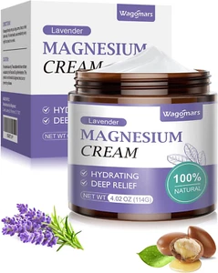 Magnesium Cream for Sleep - Topical Magnesium Lotion for Leg Cramps & Pain, Musc - Picture 1 of 12