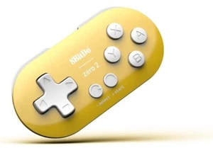 8BitDo Zero 2 Bluetooth Gamepad for Switch, PC, and Android (Yellow) - Picture 1 of 12