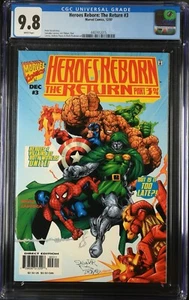 HEROES REBORN: THE RETURN #3 [1997] - CGC 9.8 - White Pages - Marvel Comic - Picture 1 of 3