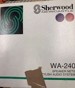 Sherwood Newcastle WA-240 Speaker Grilles/ Speaker Cover**New** Vintage Original - Picture 1 of 6