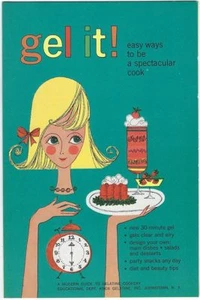 Vintage Recipe Book Sixties 60s Knox GEL IT! easy ways spectacular cook - Picture 1 of 6