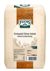 Fuchs Prof Drehspiess Döner Kebab Gewürzmischungen 1kg 4027900612115 - Bild 1 von 1