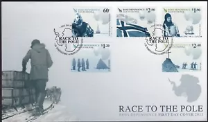 ROSS DEP. 2011 The Race to the Pole, Set of 5 FDC - Picture 1 of 1