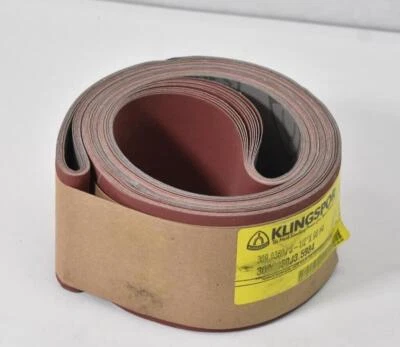 Lot of 10 Klingspor Sanding Belts Abrasives 3-1/2" x 98 #4 3090360J3.5984 - Image 1 of 4