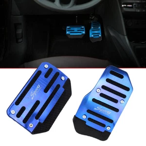 Non-Slip Blue 2x Car Car Gas Brake Foot Pedal Pad Covers Accelerator Universal - Bild 1 von 13