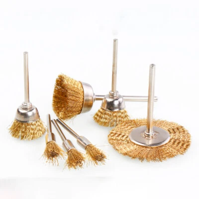 Broca giratoria para ruedas y vasos de latón broca de limpieza de pintura oxidada Foto 1 de 4