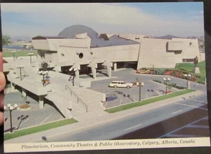 Planetarium, Gemeinschaftstheater & öffentliches Observatorium Calgary Alberta, Postkarte - Bild 1 von 2