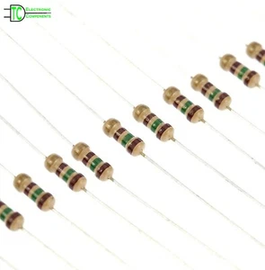 1/4W 0.25W Carbon Film Resistors 5% 1 ohm to 10M ohm sold in packs of 20 - Picture 1 of 10
