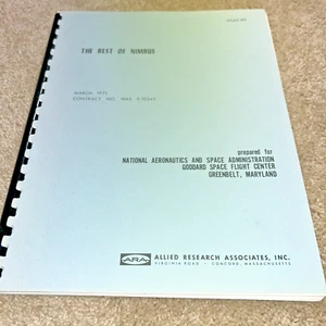 1971 THE BEST OF NIMBUS Satellite NASA / GODDARD SPACE FLIGHT CENTER 119 pages - Picture 1 of 19