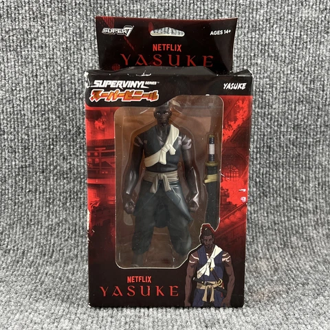 Super 7 Netflix Anime Yasuke Supervinyl 6-inch Action Figure - New, Box Dmg Cover