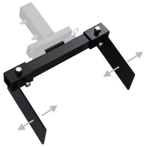 Schneepflugadapter Adapter Stahl für Rasentraktor Schneepflug Schwarz NEU - Bild 1 von 7