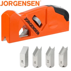 JORGENSEN Chamfer Plane Edge Corner Plane Espace Rangement Main Avion 4 Tête de Coupe - Photo 1 sur 13