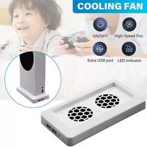 Cooling Fan for Xbox Series S Console Low-Noise High-Speed Cooler Vertical Stand - Picture 1 of 14
