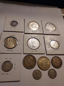 Silver Coin Lot (12) US & Foreign * NICE DETAILS german filipinas canada balboa - Picture 1 of 7