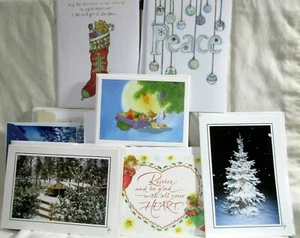 Lote de 24 Tarjetas de Felicitación de Navidad Surtidas Varias Marcas Todas Nuevas con Sobres - Imagen 1 de 2