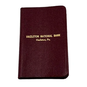 Hazlelton National Bank Pennsylvania 1954 diario calendario libro inutilizzato 4 x 2,5 in - Foto 1 di 7
