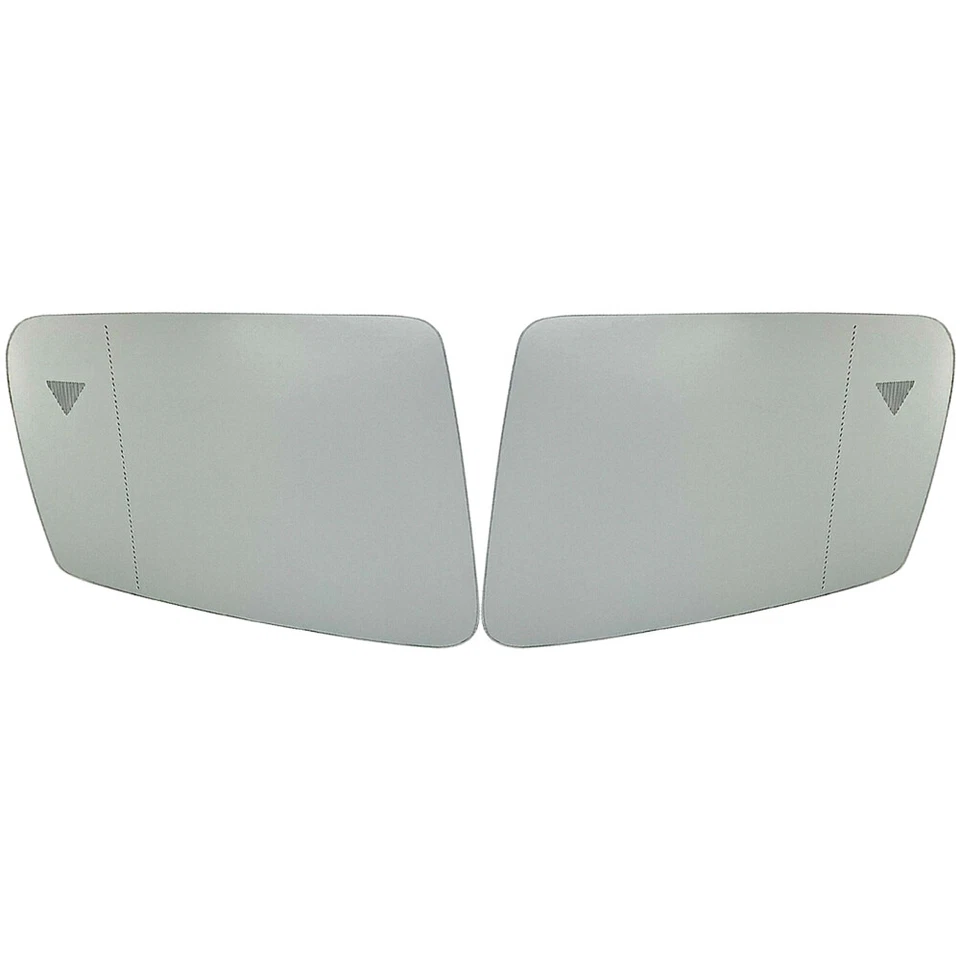 Espejo retrovisor delantero izquierdo y derecho de vidrio 2 piezas para clase C CL E S CLS GLK GLA CLA Foto 1 de 4