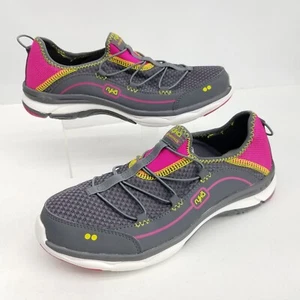 Slip donna Ryka Feather Pace taglia 10 grigio rosa comodo da passeggio - Foto 1 di 13