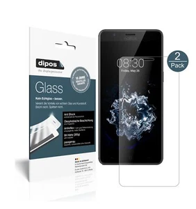 2x Pantalla para TP-Link Neffos N1 Protector de Vidrio Flexible Mate 9H - Imagen 1 de 9
