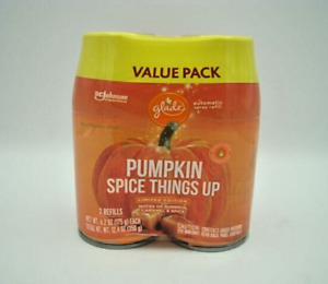 Glade Limited Edition Pumpkin Spice Things Up Automatic Spray Refill Twin Pack