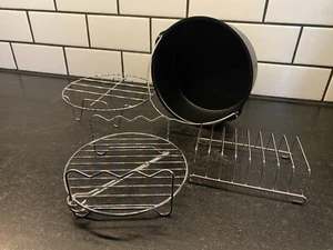 Accesorios para una freidora de aire de 7” pinchos estante para pizza NUEVA olla de 4 qt - Imagen 1 de 11