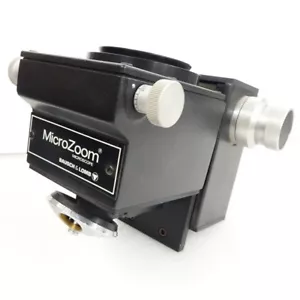 BAUSCH & LOMB MICROZOOM MICROSCOPE with FOCUSING BLOCK - Picture 1 of 7