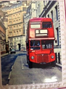 Autobús Londres imán de nevera de recuerdo - emparejamiento D - totalmente nuevo - Imagen 1 de 2