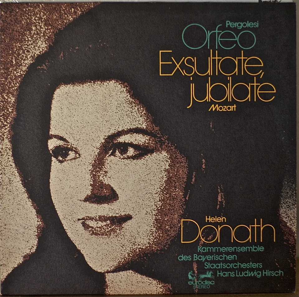PERGOLESI: Orfeo/MOZART: Exsultate, Jubilate-M1973LP GER IMP QUAD HELEN DONATH - Image 1 of 1