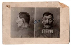 Taza 1917 $100 recompensa crimen robo prisión estatal alemana MI Grand Rapids - Imagen 1 de 2