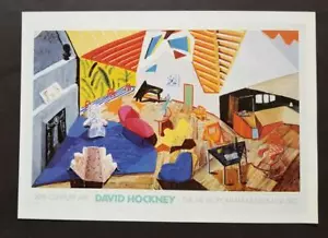 David Hockney"Large Interior, Los Angeles" Poster Print offset Lithograph 1994 - Picture 1 of 1