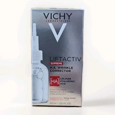 Vichy Liftactiv Supreme H.A. Corrector de arrugas 1,5 % ácido hialurónico puro 1,01 oz. Foto 1 de 3