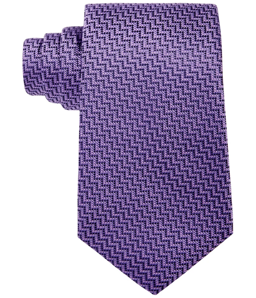 Corbata autoatada Alfani Zig Zag para hombre Foto 1 de 1