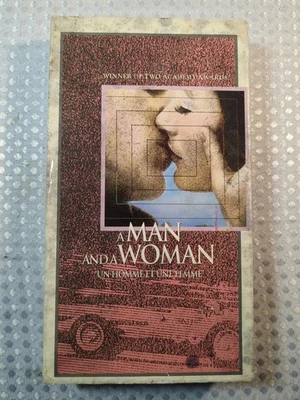 A Man and a Woman (Un Home Et Une Femme) ~VHS~ - Image 1 of 4