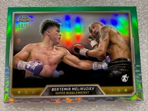 Bektemir Melikuziev 2024 Topps Chrome Boxing GREEN Refractor /99 #54 - Picture 1 of 2