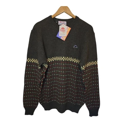 Vintage 70s Robe Di Kappa Shetland Wool Sweater Fair Isle New Deadstock Rare - Image 1 of 4