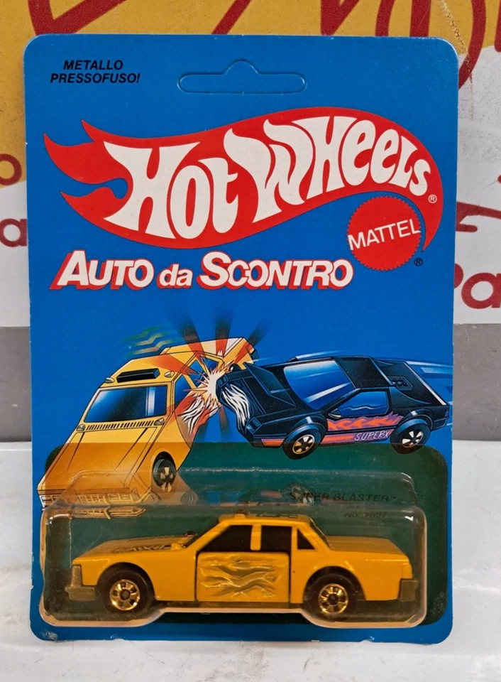 HOTWHEELS 1/64 AUTO DA SCONTRO    MATTEL 1984 ITEM 7827 MADE IN HONG KONG - Immagine 1 di 3