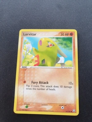 Larvitar 62/109 EX Team Rocket Returns Pokemon Card  - Image 1 of 2